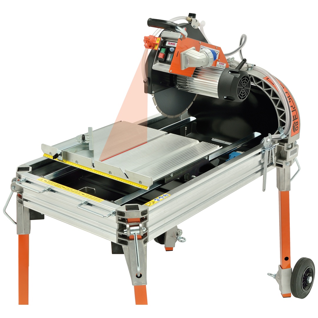 ELMAG Steintrennmaschine ELITE 80S-D (400 Volt) - SET, inkl. DiaProfi-UNI-Diamantscheibe Ø 350 mm