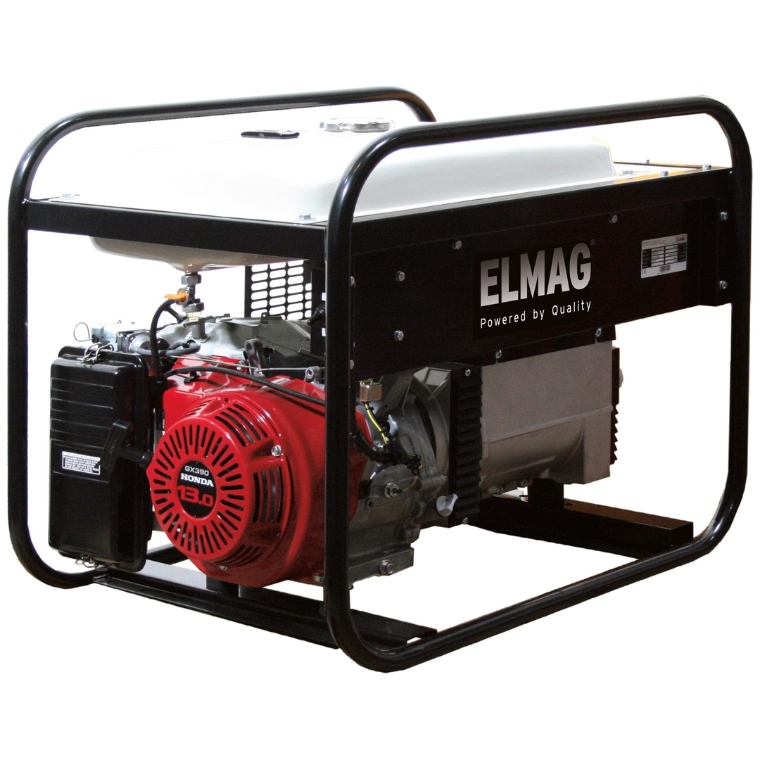 ELMAG Stromerzeuger SEBS 6510WD/25 mit HONDA-Motor GX390 mit Großtank (semi-schallgedämmt)
