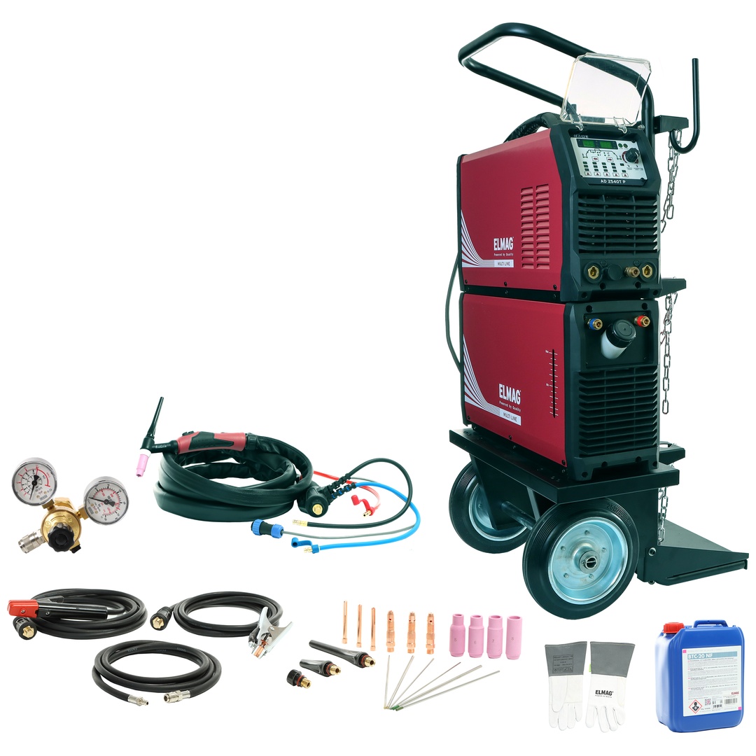 ELMAG WIG-/TIG AC/DC-Schweißinverter AD 2540T P ECO-SET-W Multi Line