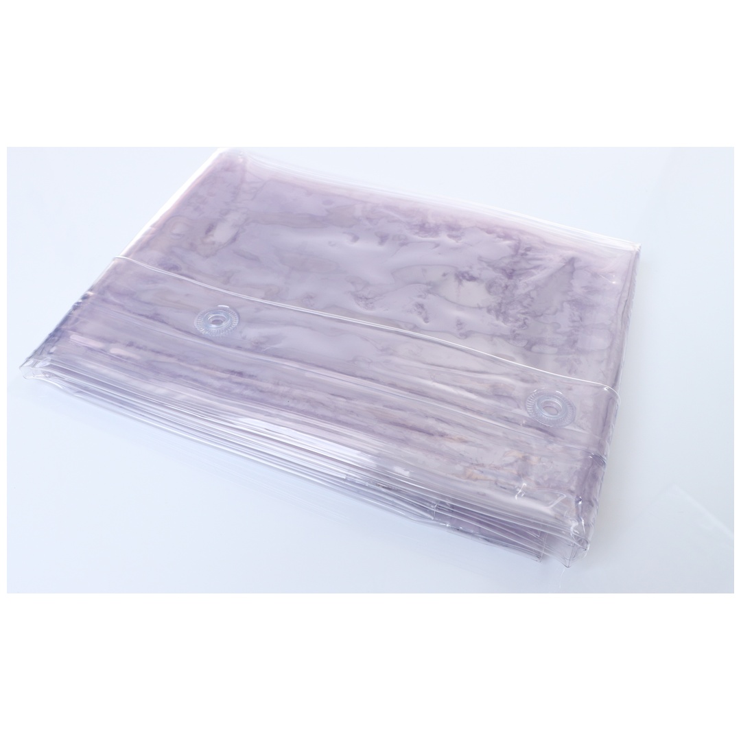 ELMAG Schutzvorhang S0, glasklar, b=1300 x h=2000x0,4 mm, Schutzvorhang gegen Staub, Zugluft, Nässe und Schleifspritzer