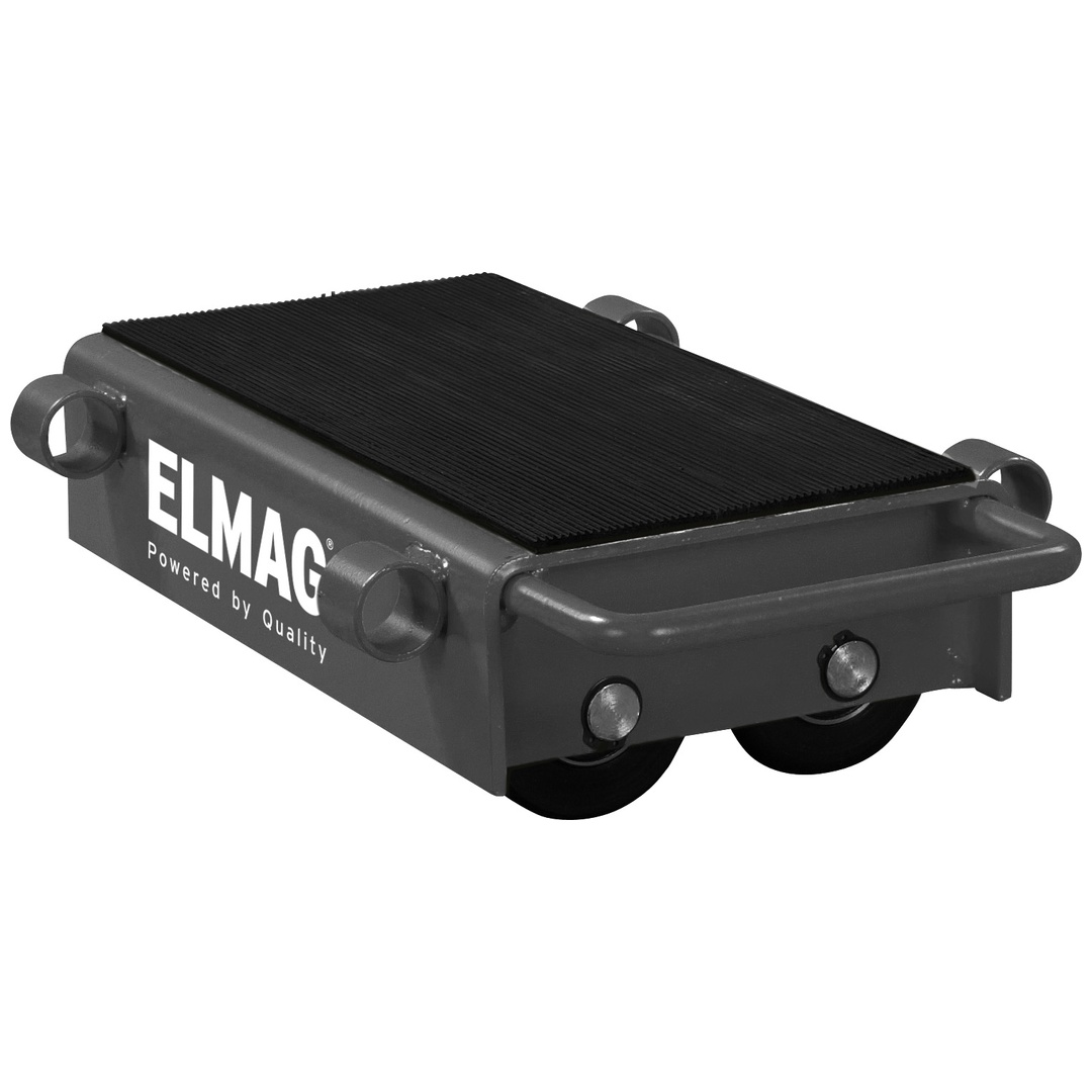ELMAG Verstellbare Transportrollen-Set 12.000 kg bestehend aus 2 Stk. Transportrollen & 2 Stk. Verbindungsstangen