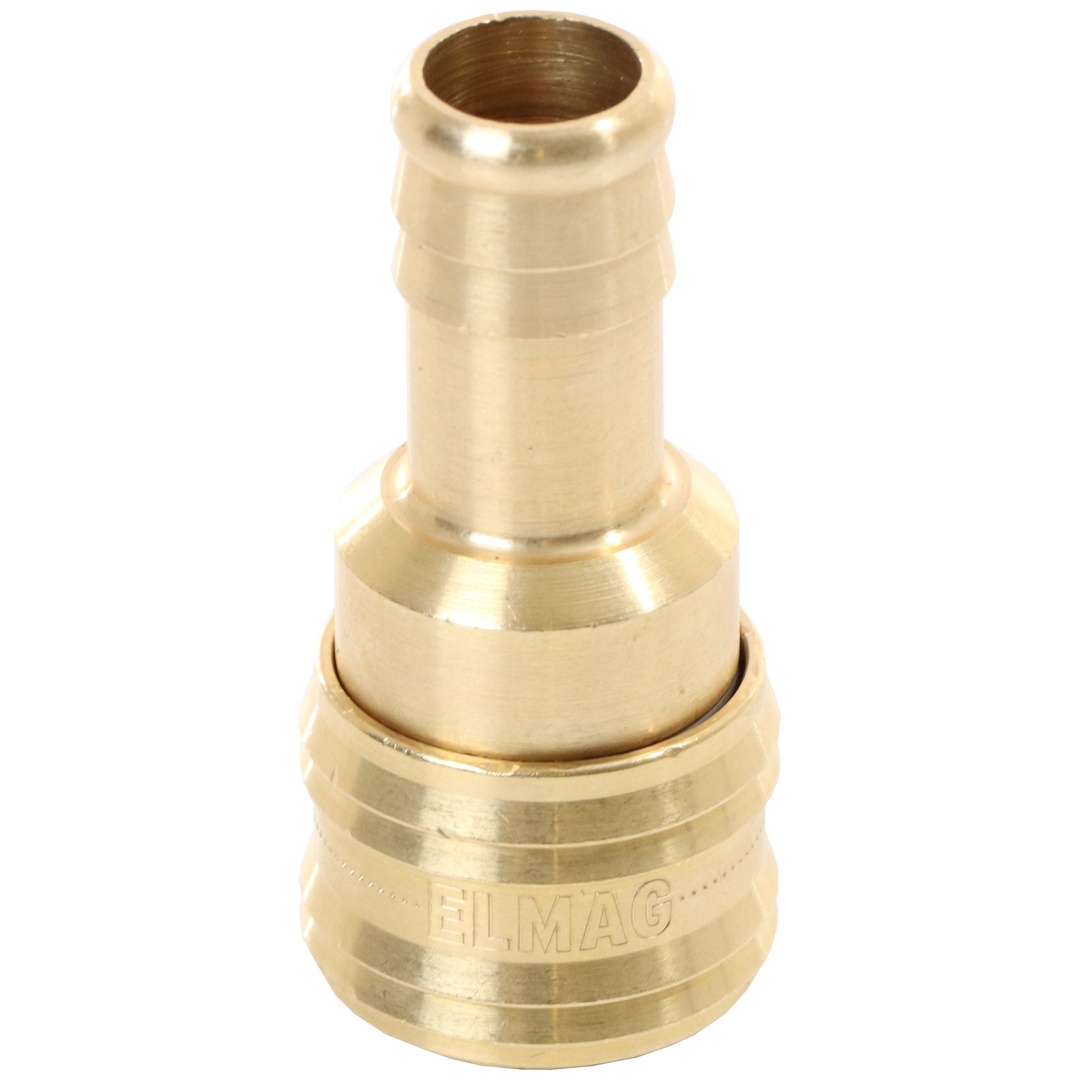 ELMAG Kupplung mit Schlauchtülle, 13 mm, Messing