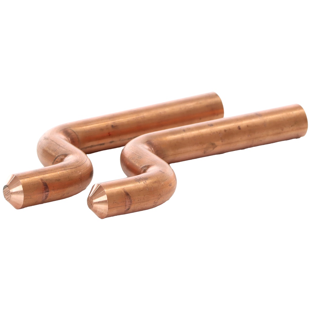 ELMAG CU-Elektrodenpaar S-Form Ø 12mm, Mod. 7452 zu Arme 7401-7404 passend, Modelle 7900 - 7902 - 7911