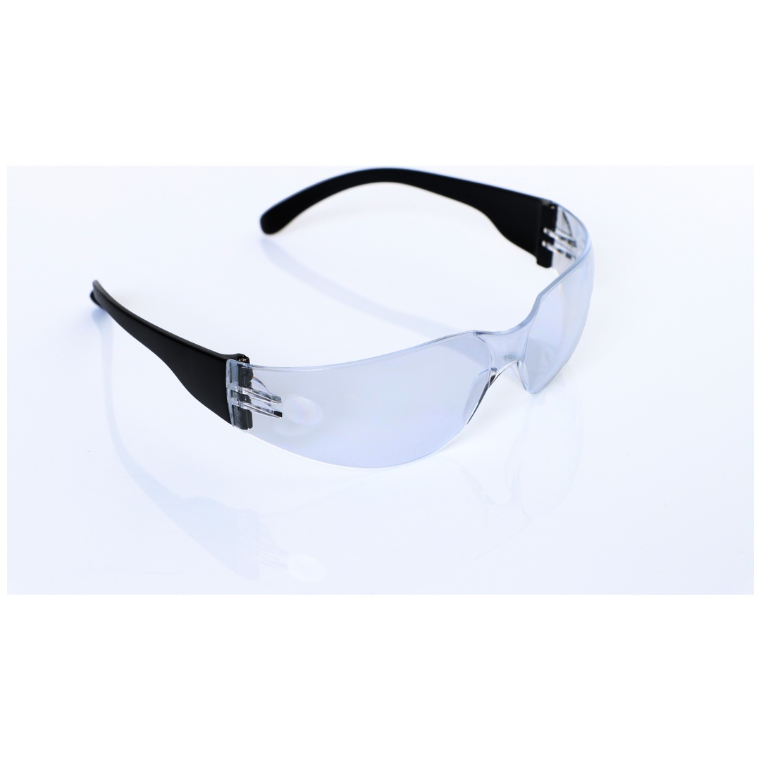 ELMAG Schutzbrille farblos schwarz Kindergröße PC2mm kratzfest & antifog