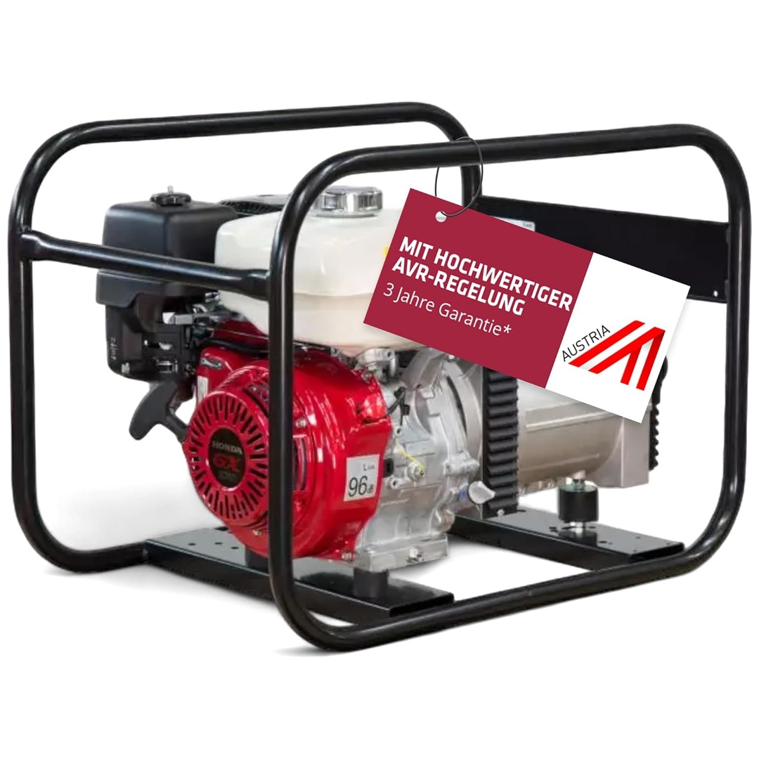 ELMAG Stromerzeuger SEB 4100WE-AVR mit HONDA-Motor GX270 mit Elektrostart und AVR-Regelung