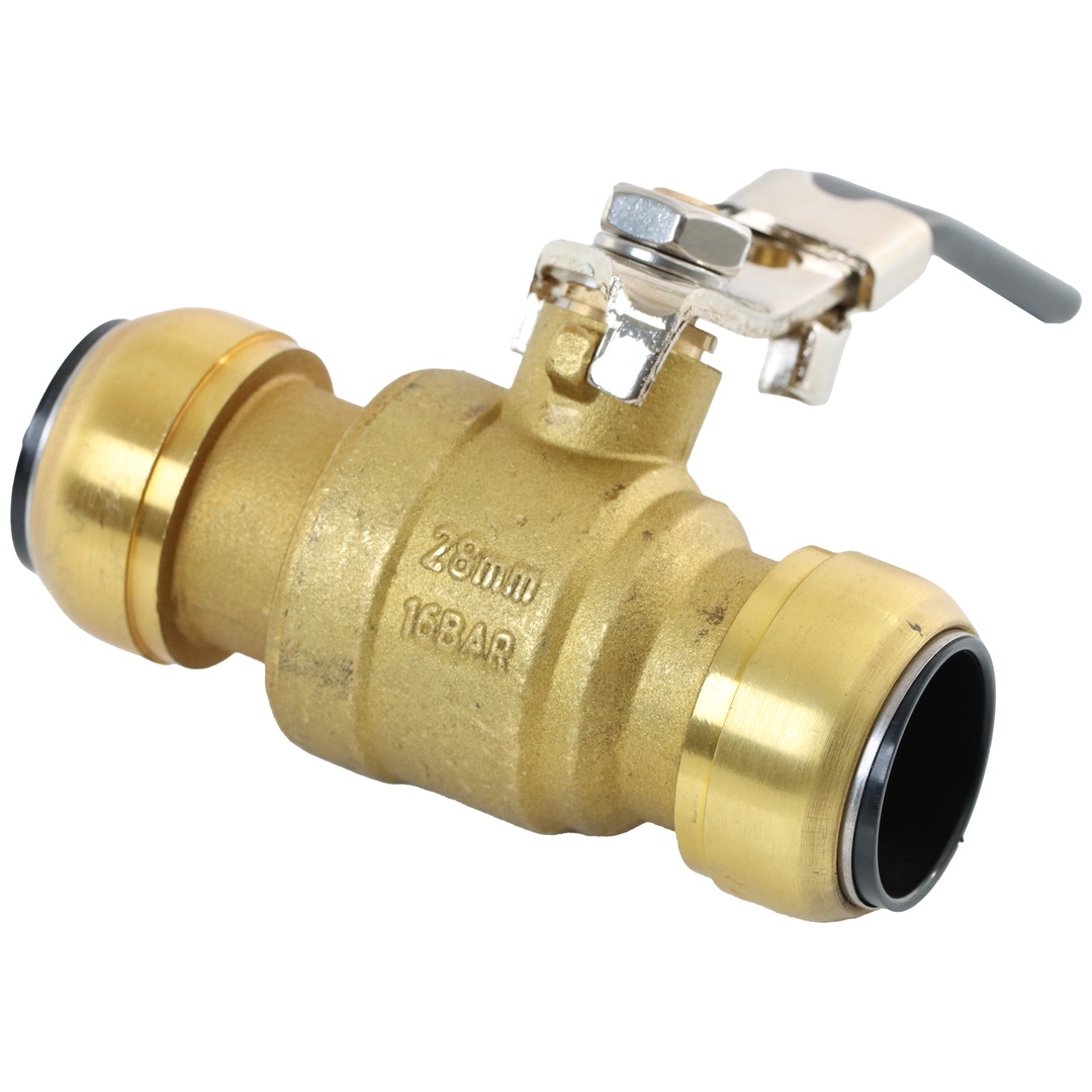 ELMAG Steck-Kugelhahn für Rohr 28 mm