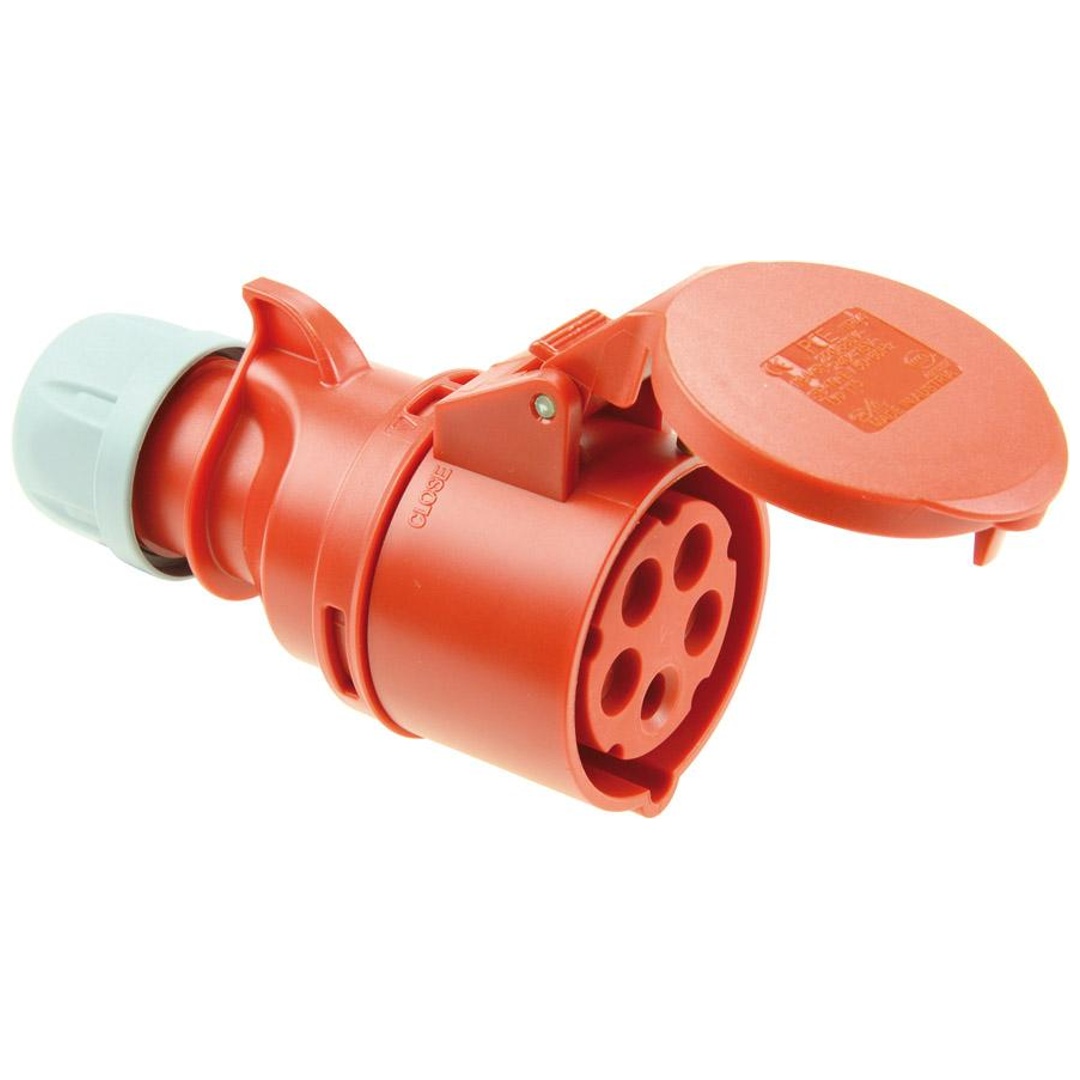 PCE - pc electric euro prise femelle shark 5 broches 16 a IP44, 2156 blum 215-6