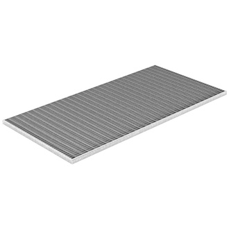 MEA Gitterrost für Zarge 600 x 400 mm MW 30/10, H 20, ohne Zarge