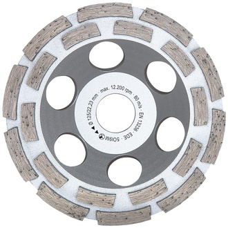 Forum Diamant-Schleiftopf 125 mm doppelreihig belegt