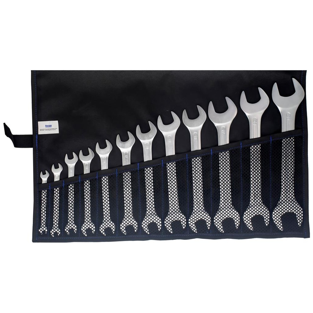 Forum Doppelmaulschlüssel-Satz DIN3110 6-32mm 12-teilig in Rolltasche