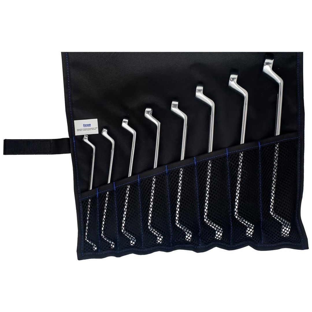 Forum Doppelringschlüssel-Satz DIN838 6-22mm 8-teilig in Rolltasche