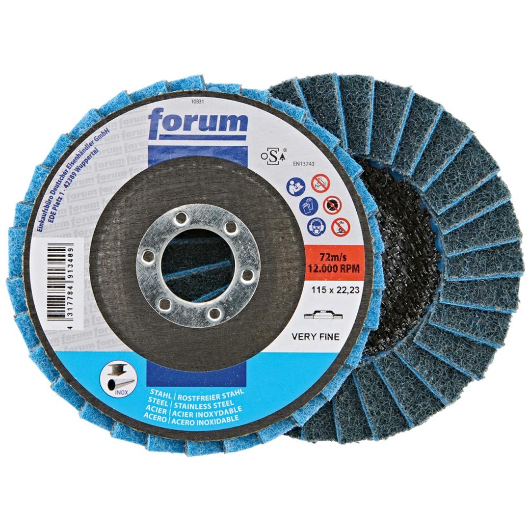 Forum Fächerschleifscheibe 115 mm, Vlies, Vfn