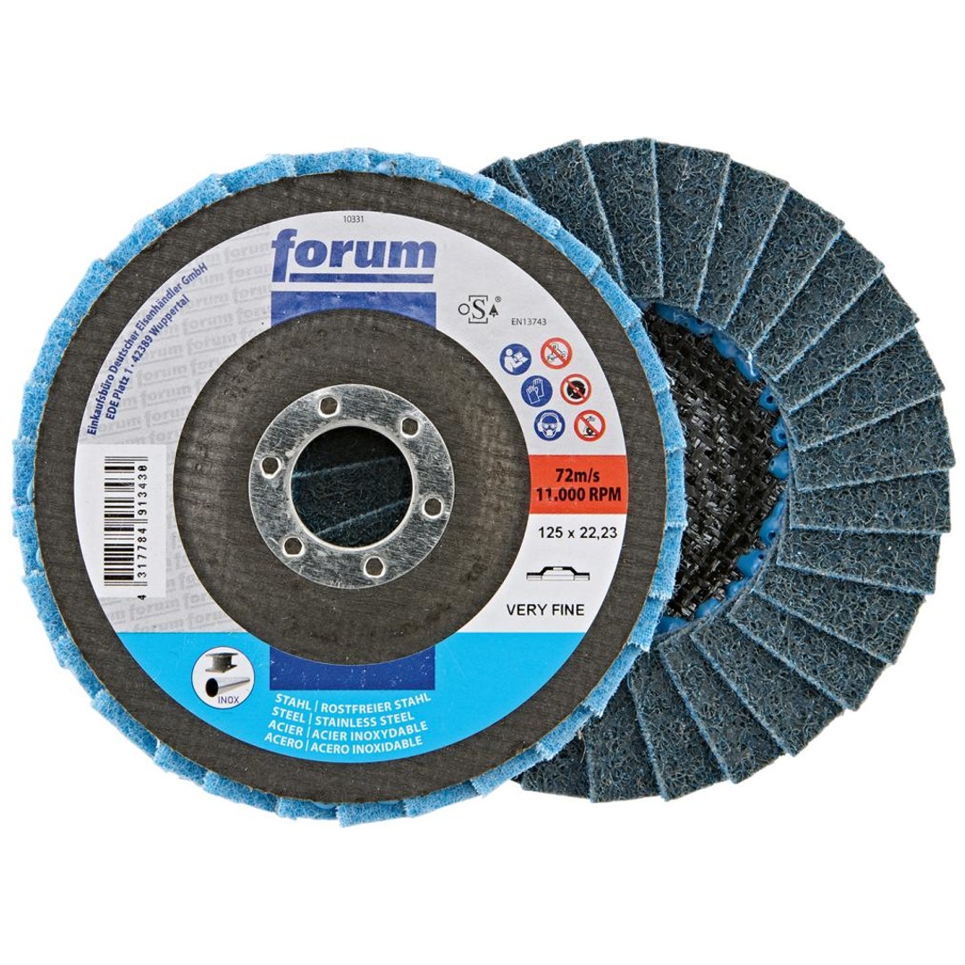 Forum Fächerschleifscheibe 125 mm, Vlies, Vfn
