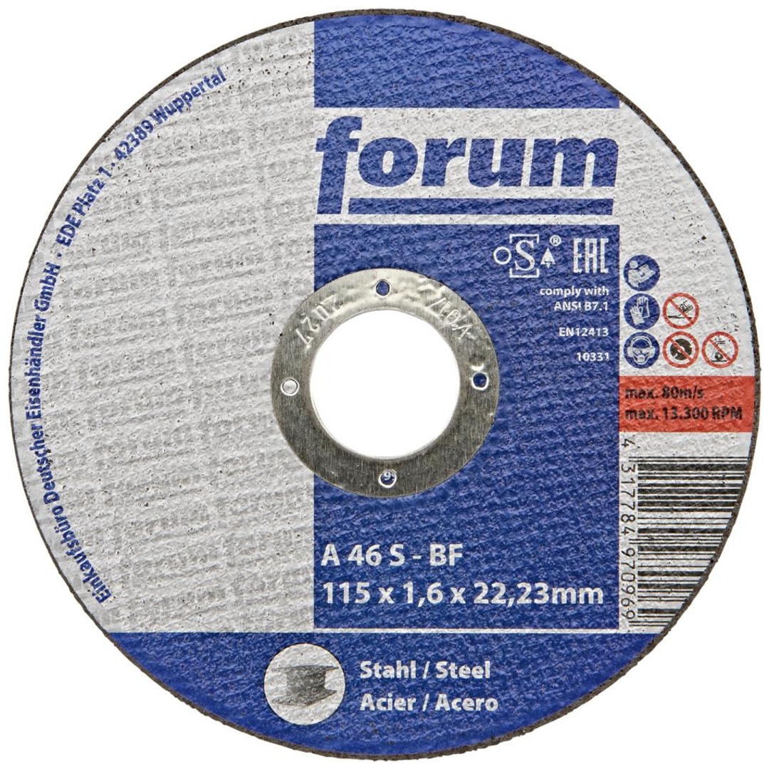 Forum Trennscheibe Stahl 115 x 1,6 mm, T41 gerade