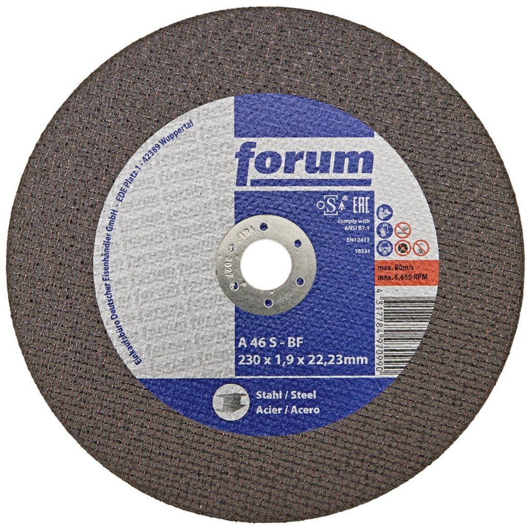 Forum Trennscheibe Stahl 230 x 1,9 mm, T41 gerade