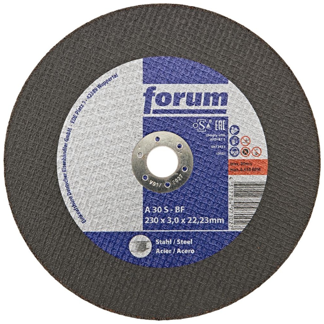 Forum Trennscheibe Stahl 230 x 3,0 mm, T41 gerade