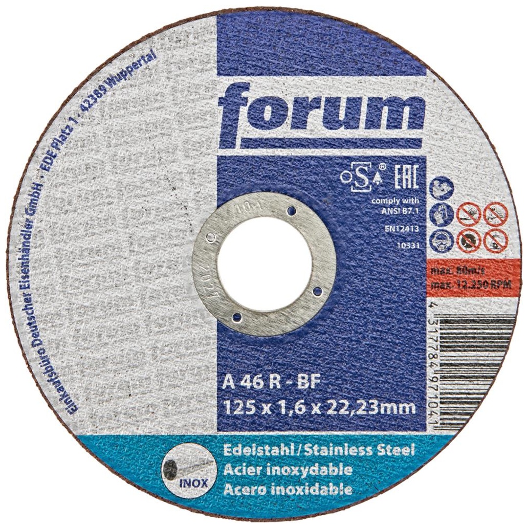 Forum Trennscheibe INOX 125 x 1,6 mm, T41 gerade