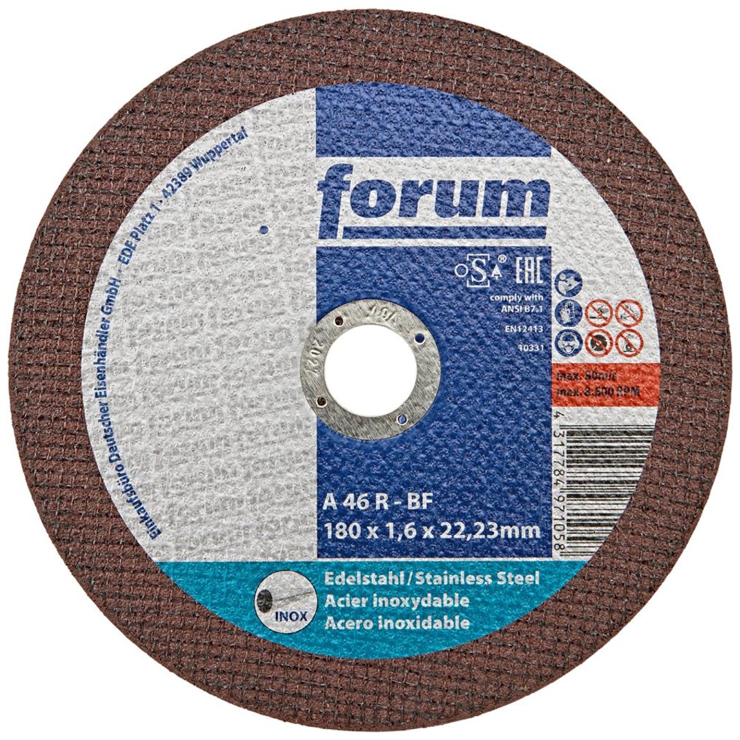 Forum Trennscheibe INOX 180 x 1,6 mm, T41 gerade