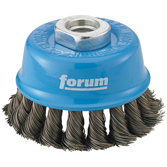 Forum Topfbürste Stahldraht M14 65 x 0,50 mm gezopft