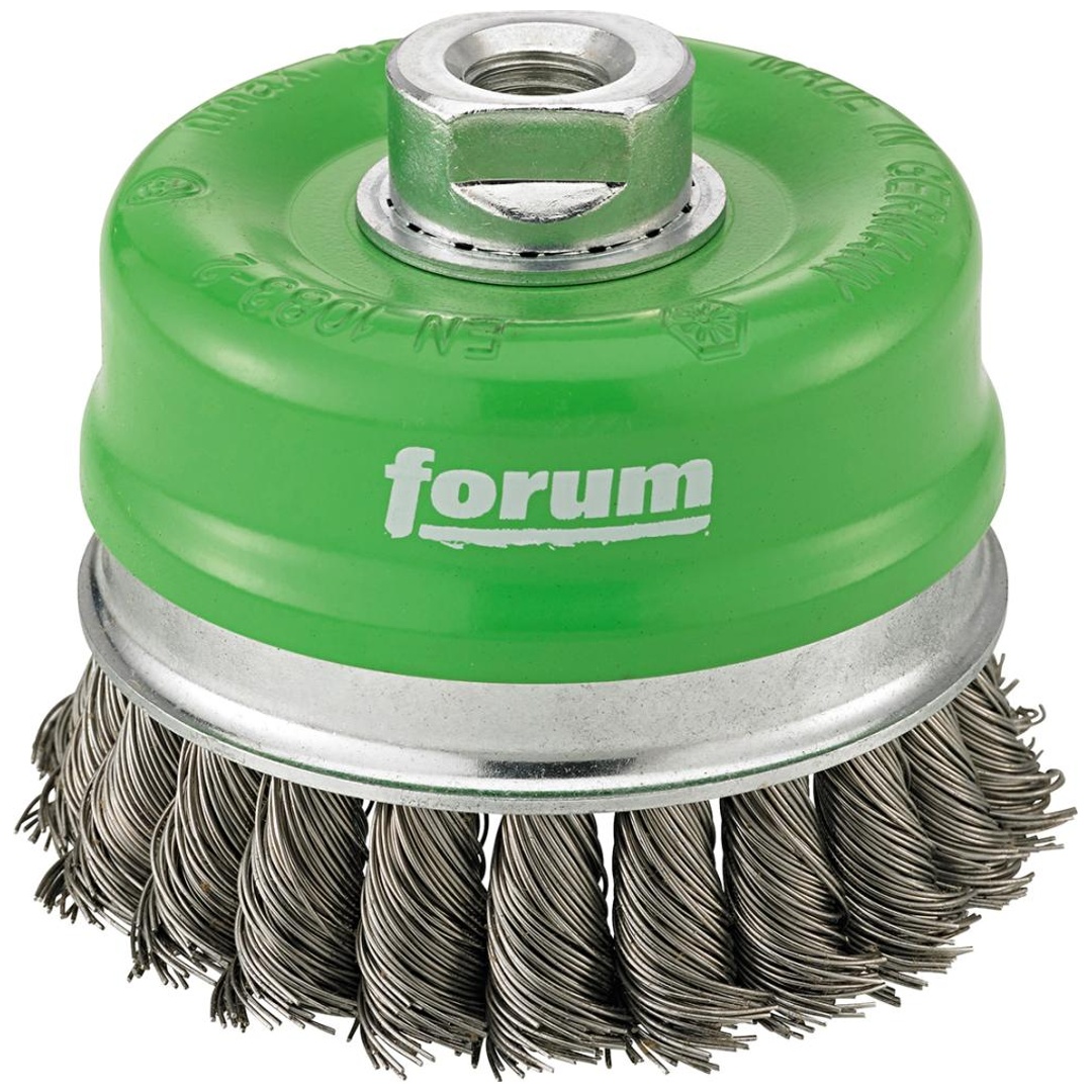 Forum Topfbürste Rostfrei M14 80 x 0,50 mm gezopft