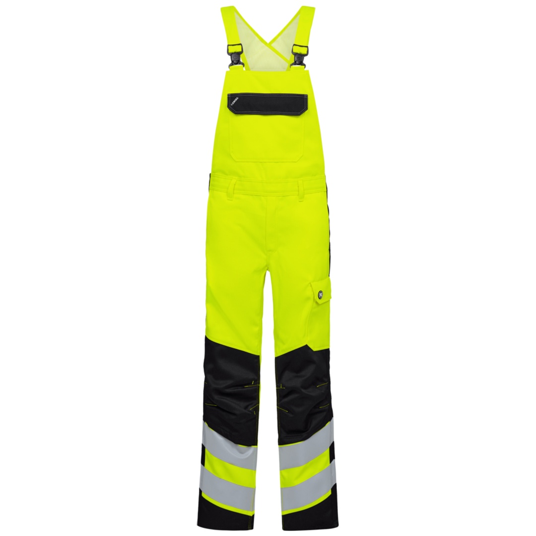ENGEL Warnschutz-Latzhose Safety 3321-188 Gr. 70 gelb/schwarz