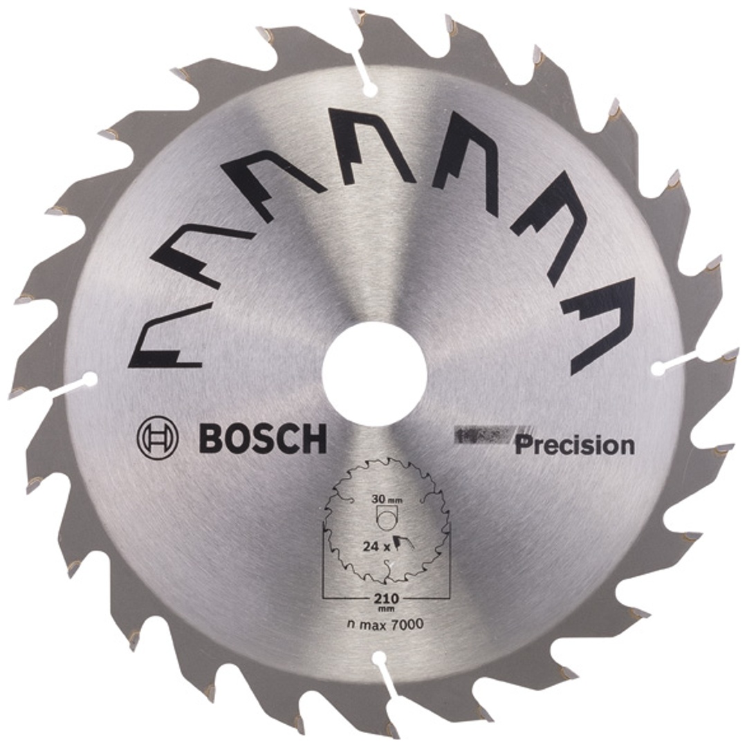 Bosch Kreissägeblatt PRECISION, DIY, 210 x 30 x 2,5 mm, 24