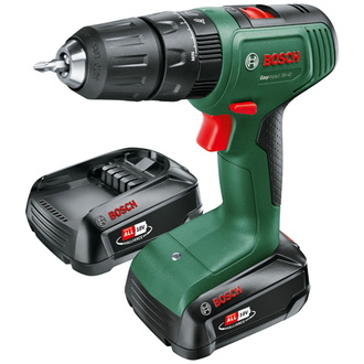 Bosch Akku-Zweigang-Schlagbohrschrauber EasyImpact 18V-40, incl. 2x Akku PBA, Ladegerät Bit, Tragekoffer
