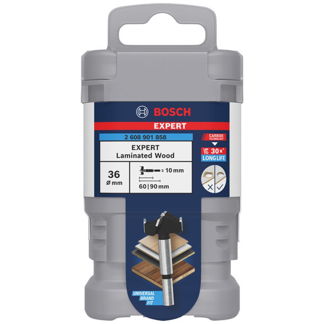 Bosch Professional Bosch EXPERT Scharnierlochbohrer Laminated Wood, 36 x 60 x 90 mm