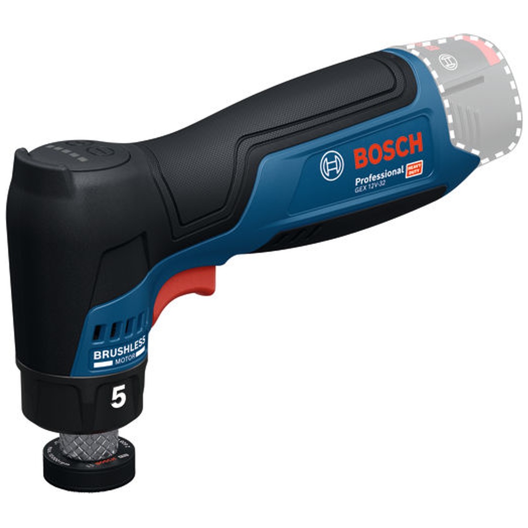 Bosch Professional Bosch Akku-Exzenterschleifer GEX 12V-32, incl. 2x Schleifteller, Karton