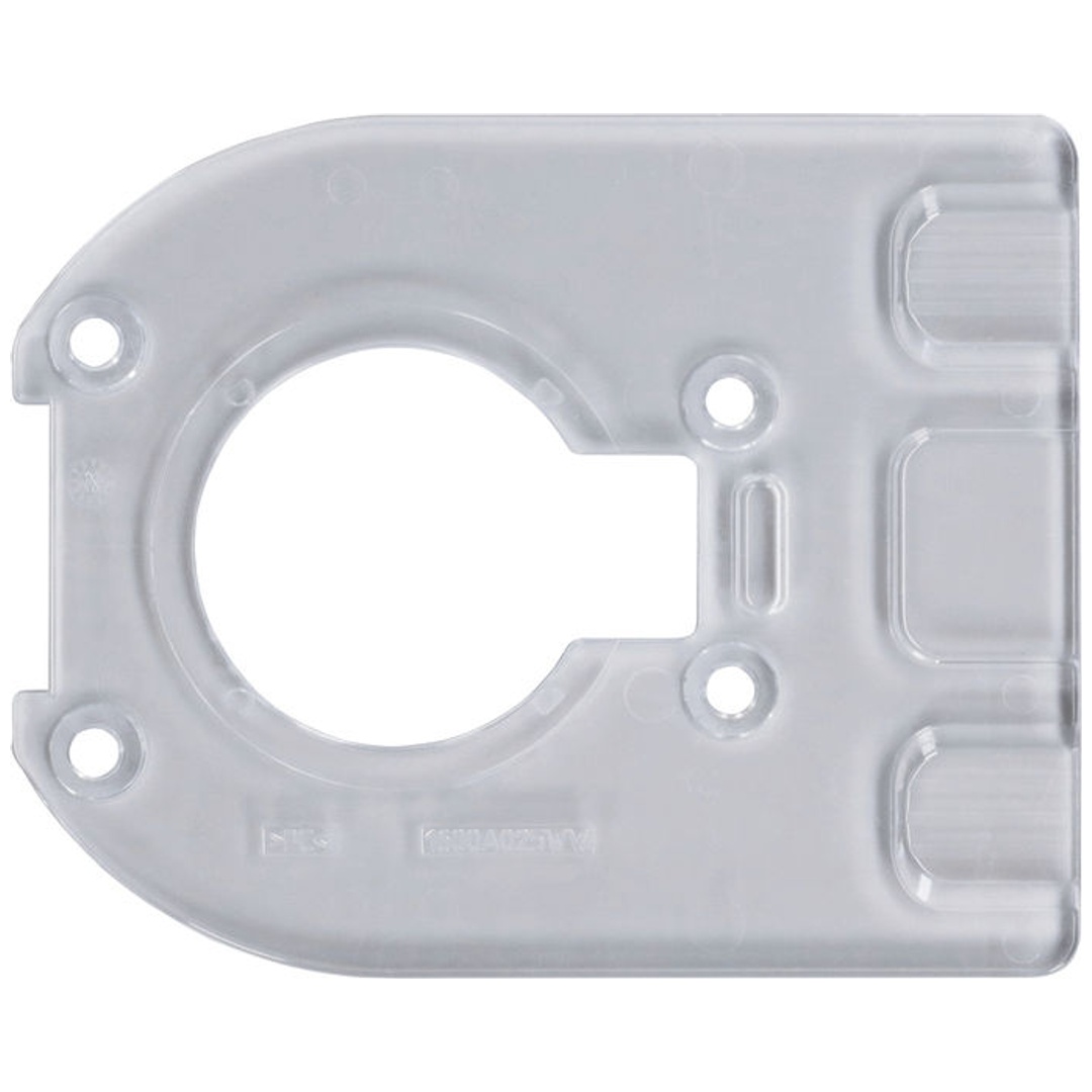 Bosch Professional Bosch PRO Grundplatte, halbrund, 7 x 93 x 118 mm, Zubehör für Oberfräse