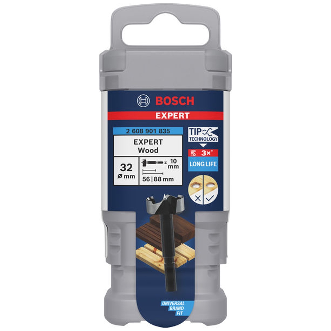 Bosch Professional Bosch EXPERT Forstnerbohrer Wood, 32 mm, D10 mm