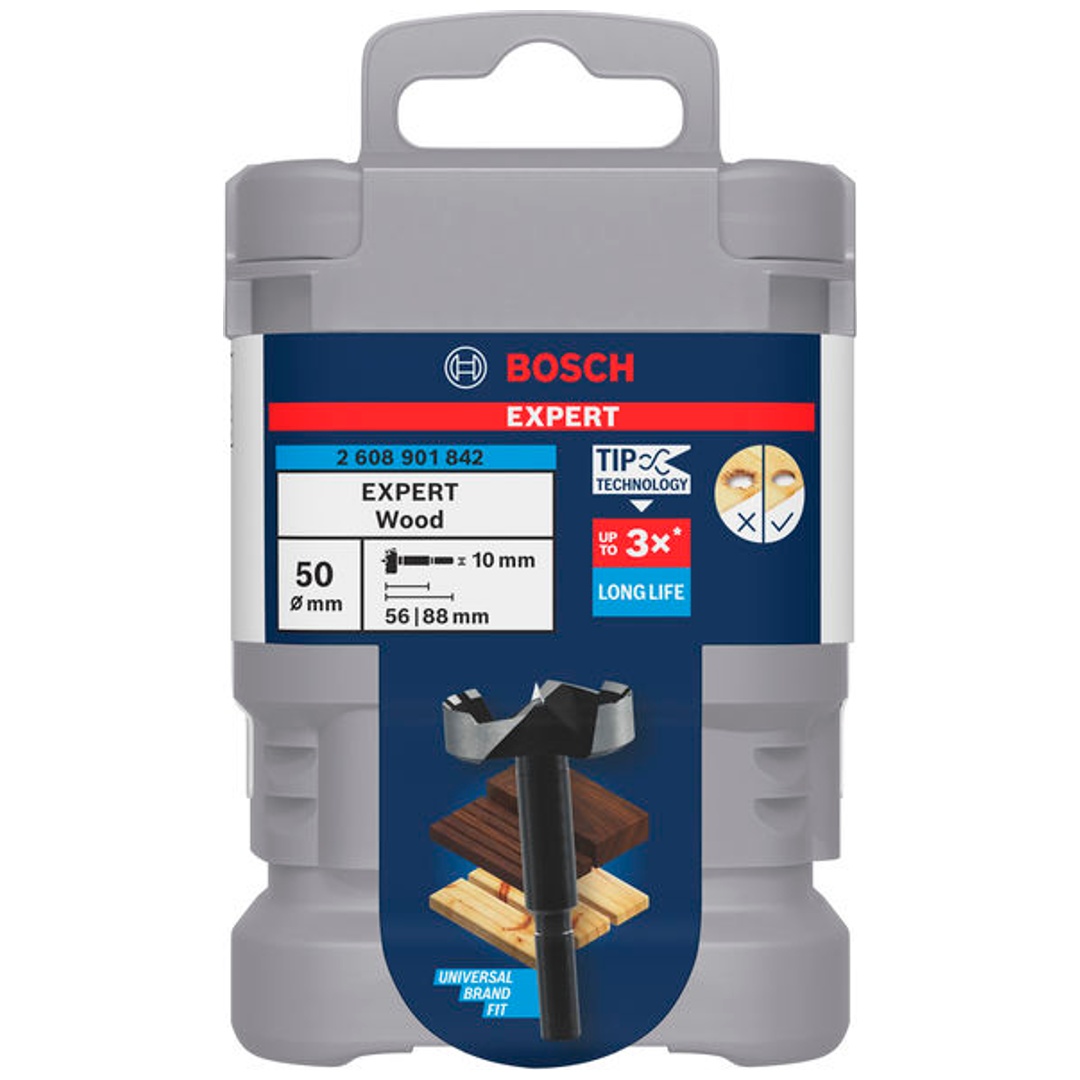 Bosch Professional Bosch EXPERT Forstnerbohrer Wood, 50 mm, D10 mm
