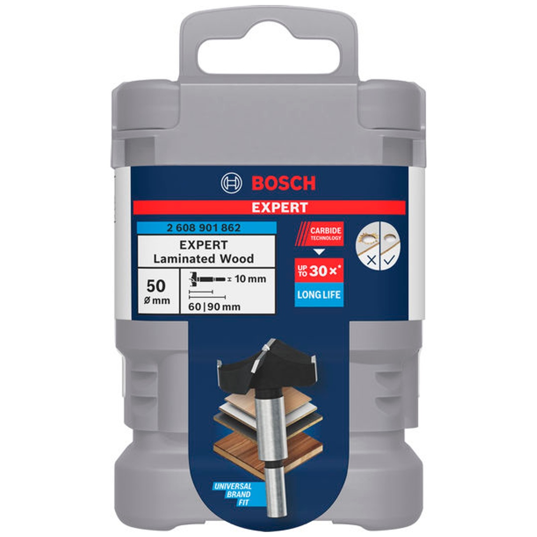 Bosch Professional Bosch EXPERT Scharnierlochbohrer Laminated Wood, 50 x 60 x 90 mm
