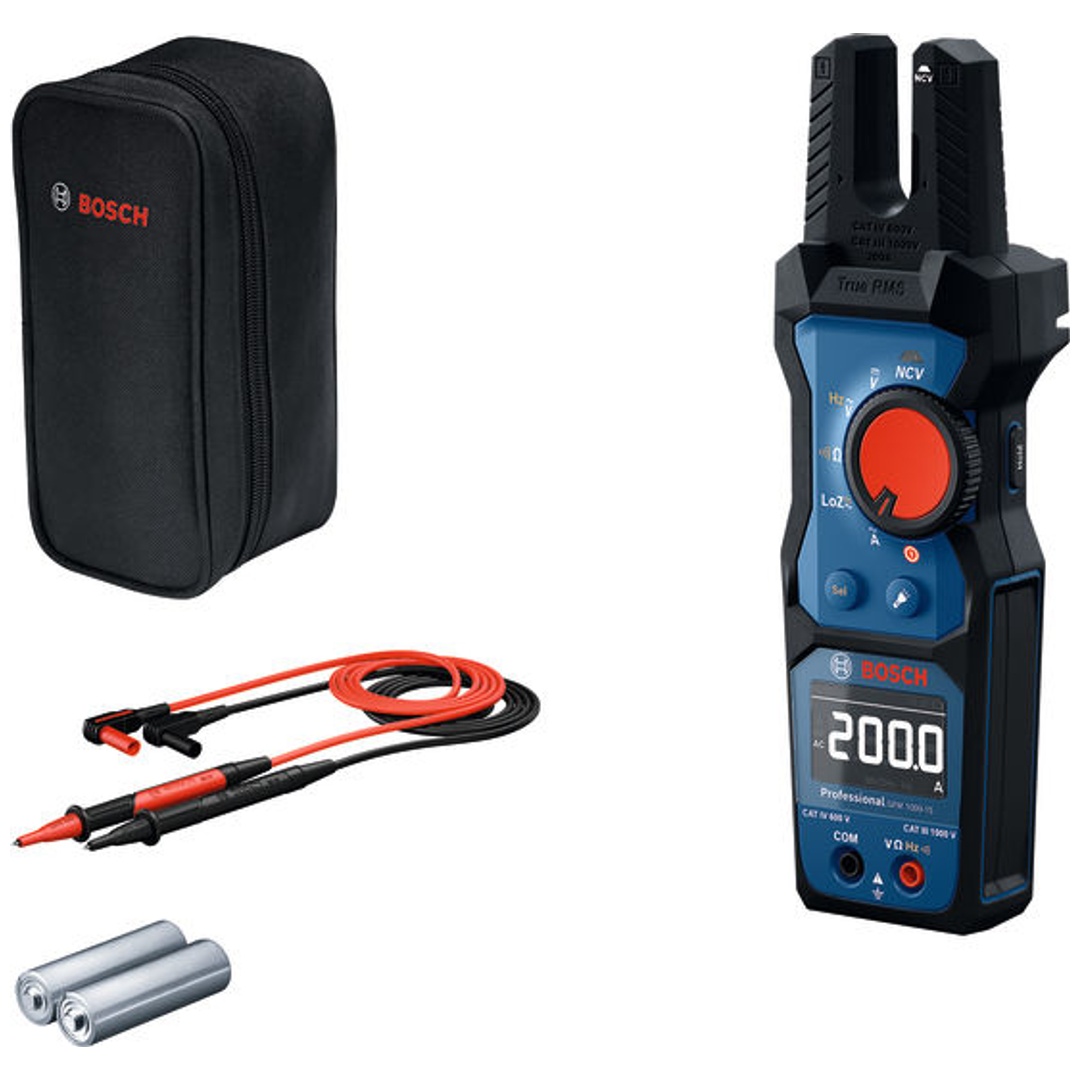 Bosch Professional Bosch Gabelstromzange GFM 1000-15, incl. Zubehör, Tasche