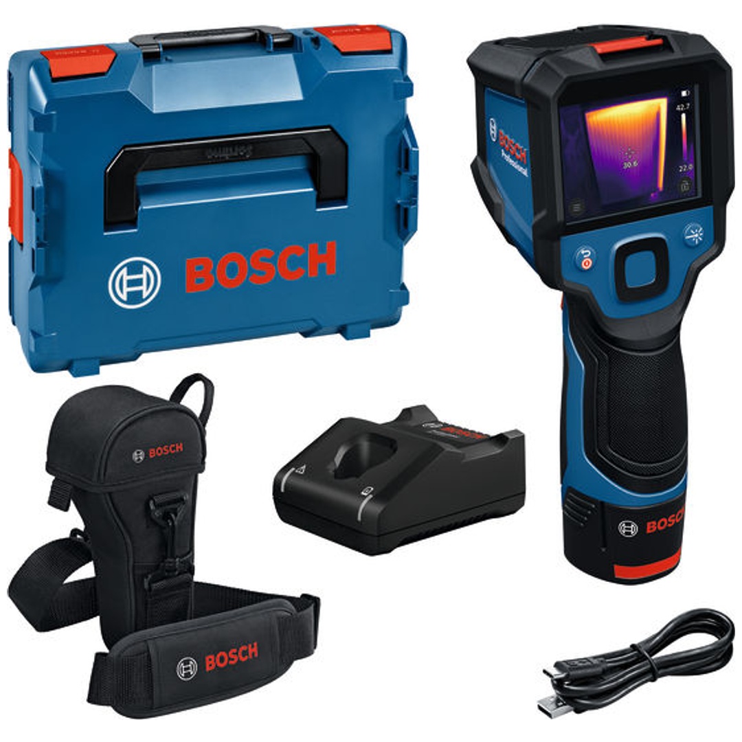 Bosch Professional Bosch Wärmebildkamera GTC 12V-450-13, 1 x Akku GBA 12V 2.0Ah in L-BOXX