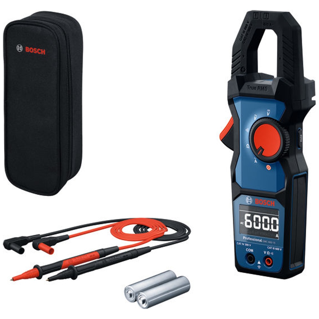 Bosch Professional Bosch Strommesszange GMC 600-15, incl. Zubehör, Tasche