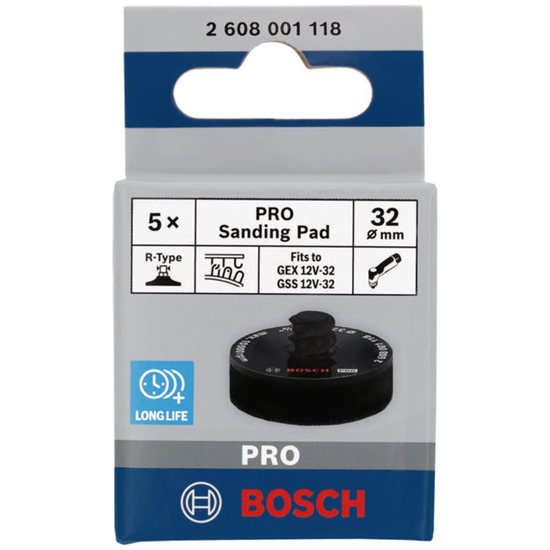 Bosch Professional Bosch PRO Schleifteller, 32 mm, Klett