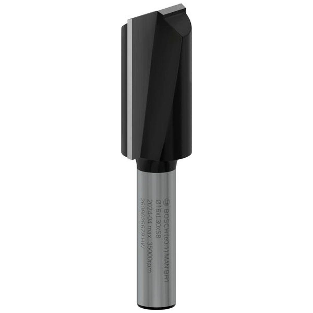 Bosch Professional Bosch PRO Nutfräser, zweischneidig, Ø 16 x L 30, Schaft 8 mm