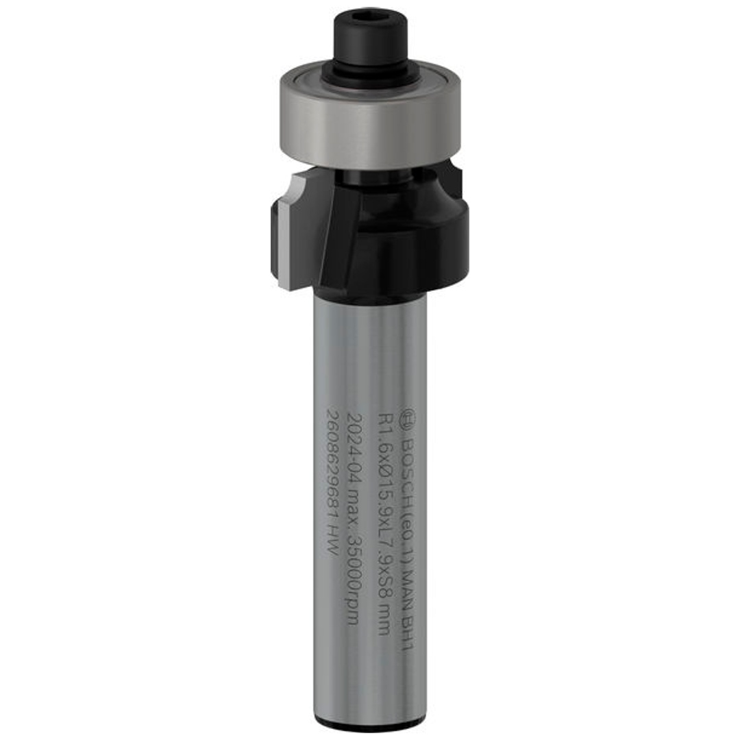 Bosch Professional Bosch PRO Abrundfräser, R 1,6, Schaft 8 mm