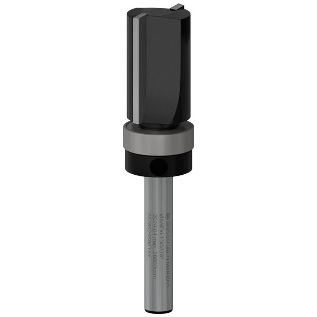 Bosch Professional Bosch PRO Bündigfräser, obenliegendes Führungskugellager, Ø 5/8 x L 1, Schaft 1/4