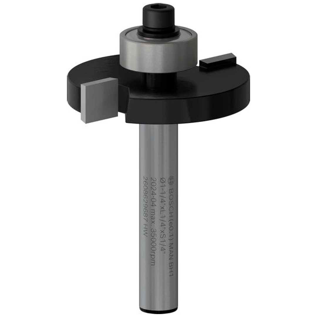 Bosch Professional Bosch PRO Nutfräser, L 1/4, Schaft 1/4