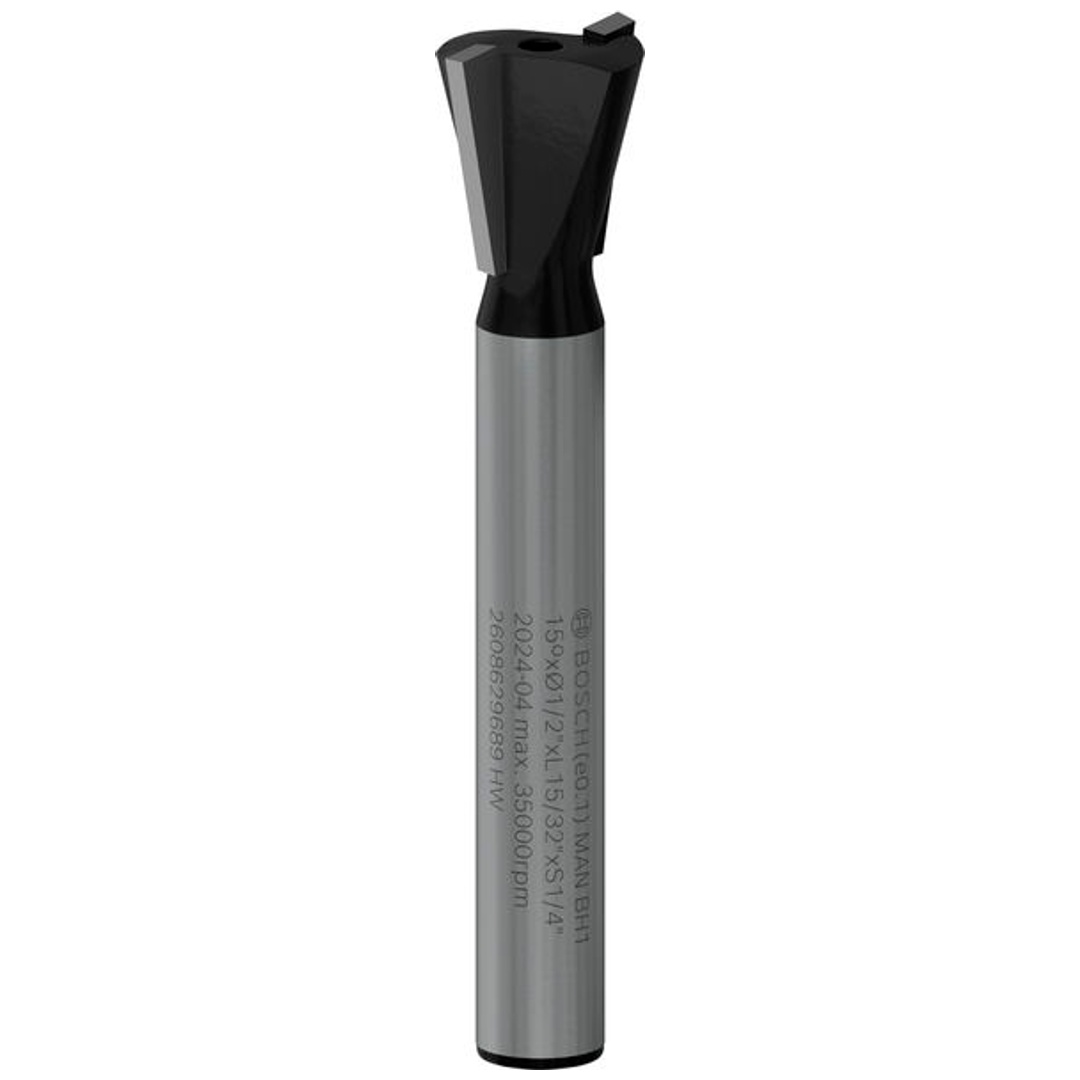 Bosch Professional Bosch PRO Zinkenfräser, 15°, Schaft 1/4