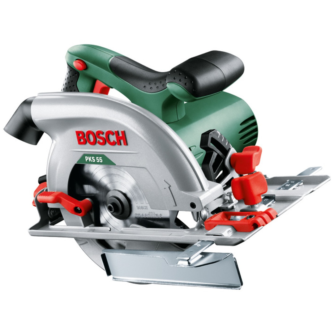 Bosch Handkreissäge PKS 55, incl. Parallelanschlag, Karton