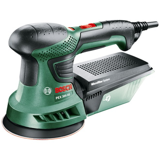 Bosch Exzenterschleifer PEX 300 AE, 270 W, incl. Schleifblatt-Set, Koffer