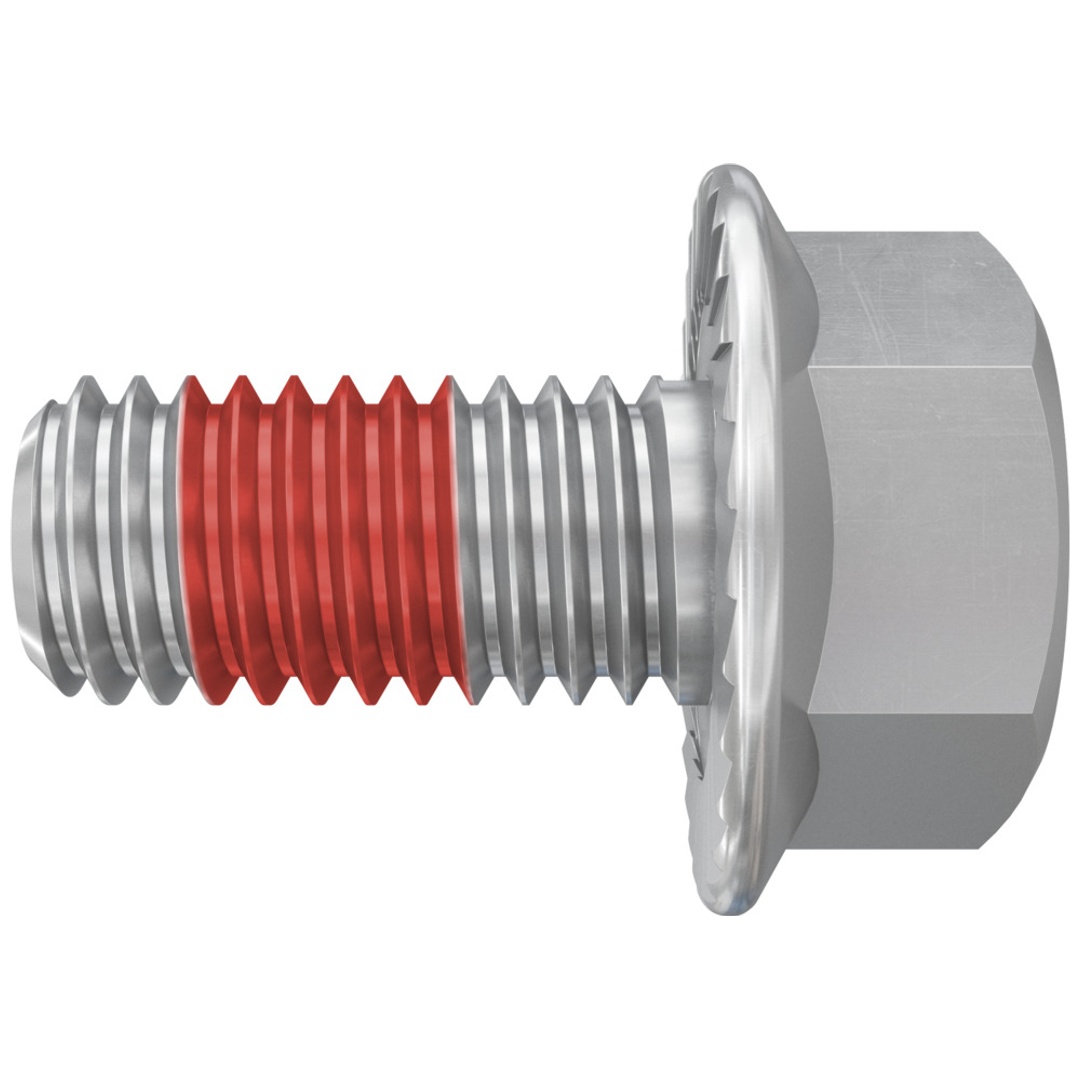 Fischer Sperrzahnschraube mit Klemmbeschichtung SKSK M8x16 A4, Edelstahl A4
