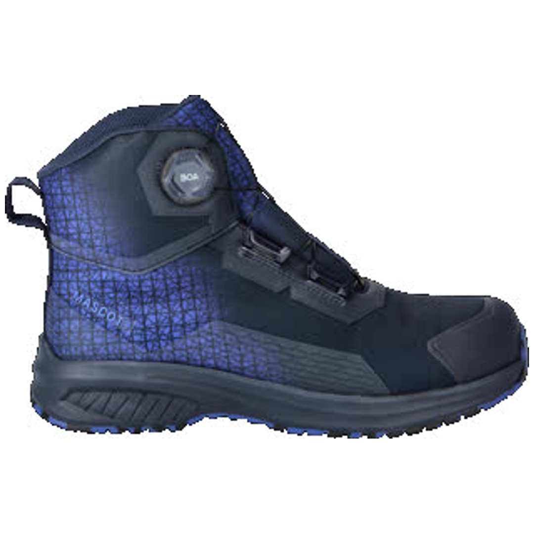 Mascot Sicherheitsstiefel F1502 S3S SR FO Gr. 42 schwarzblau/azurblau