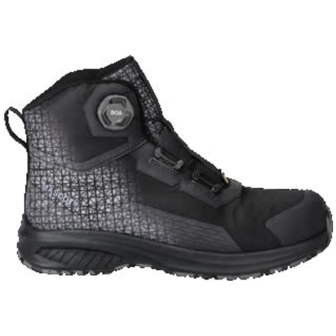 Mascot Sicherheitsstiefel F1502 S3S SR FO Gr. 43 schwarz
