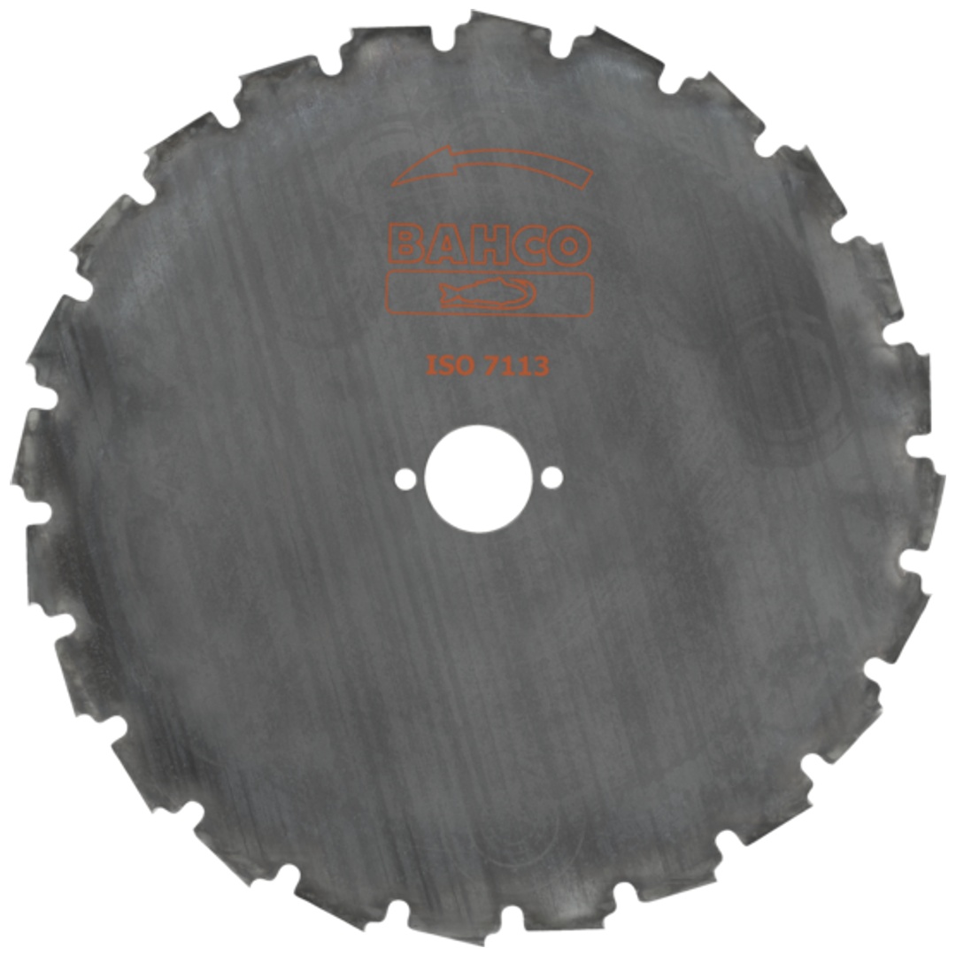 Bahco Kreissägeblatt EIA für Freischneider / Motorsensen, Ø 225 mm, 25 mm, 24 Zähne