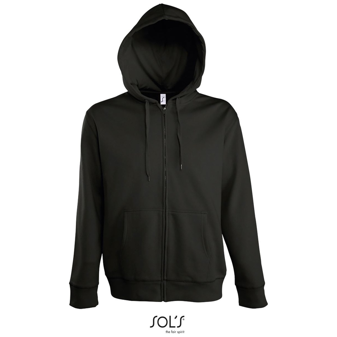 SOLs Collection SOL´S Sweatjacke mit gefütterter Kapuze 25.4780 Gr. L black