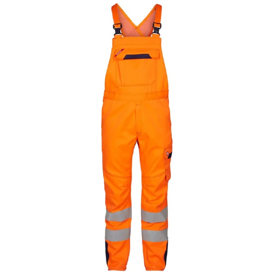 ENGEL Safety+ Multinorm Inherent Latzhose 3285-830 Gr. 54 orange/marine
